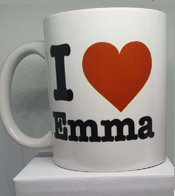 MUG - Love Personnalisé – “Votre Prénom” ❤️